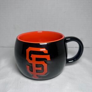 Licensed MLB Giant, Oversized Two-Tone 32oz Bowl Mug (San Francisco Giants)